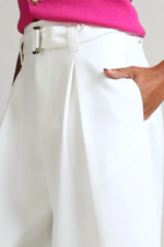 Belted Culotte Pants - Image 2