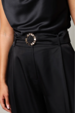 Belted Satin Pants - Image 2