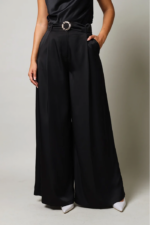 Belted Satin Pants - Image 3