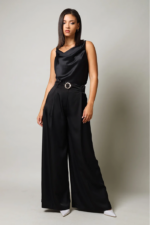 Belted Satin Pants - Image 7