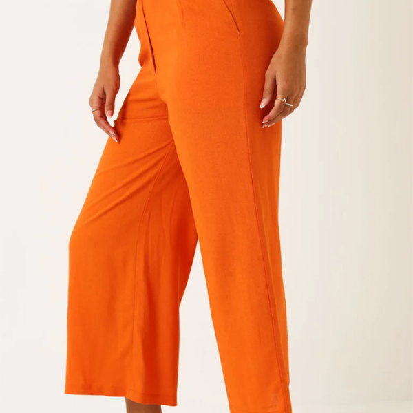 Culotte Linen Look Pants