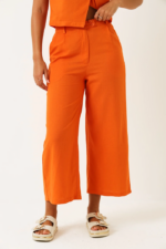 Culotte Linen Look Pants - Image 4