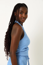 Halter Neck Crinkle Top - Image 4
