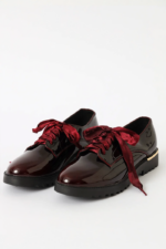 Ombre Patent Lace Up