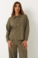 Placket Stripe Top - Image 3