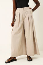 Pleat Front Twill Pants