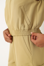 Sleeveless Collared Waist Top - Image 2
